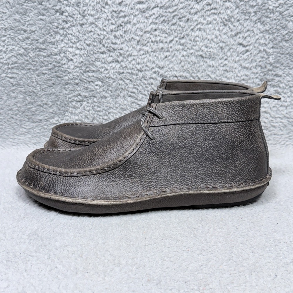 Tamarindo Jetty Mens Size 12 Chukka Boots Gray Taupe Leather - Picture 3 of 9